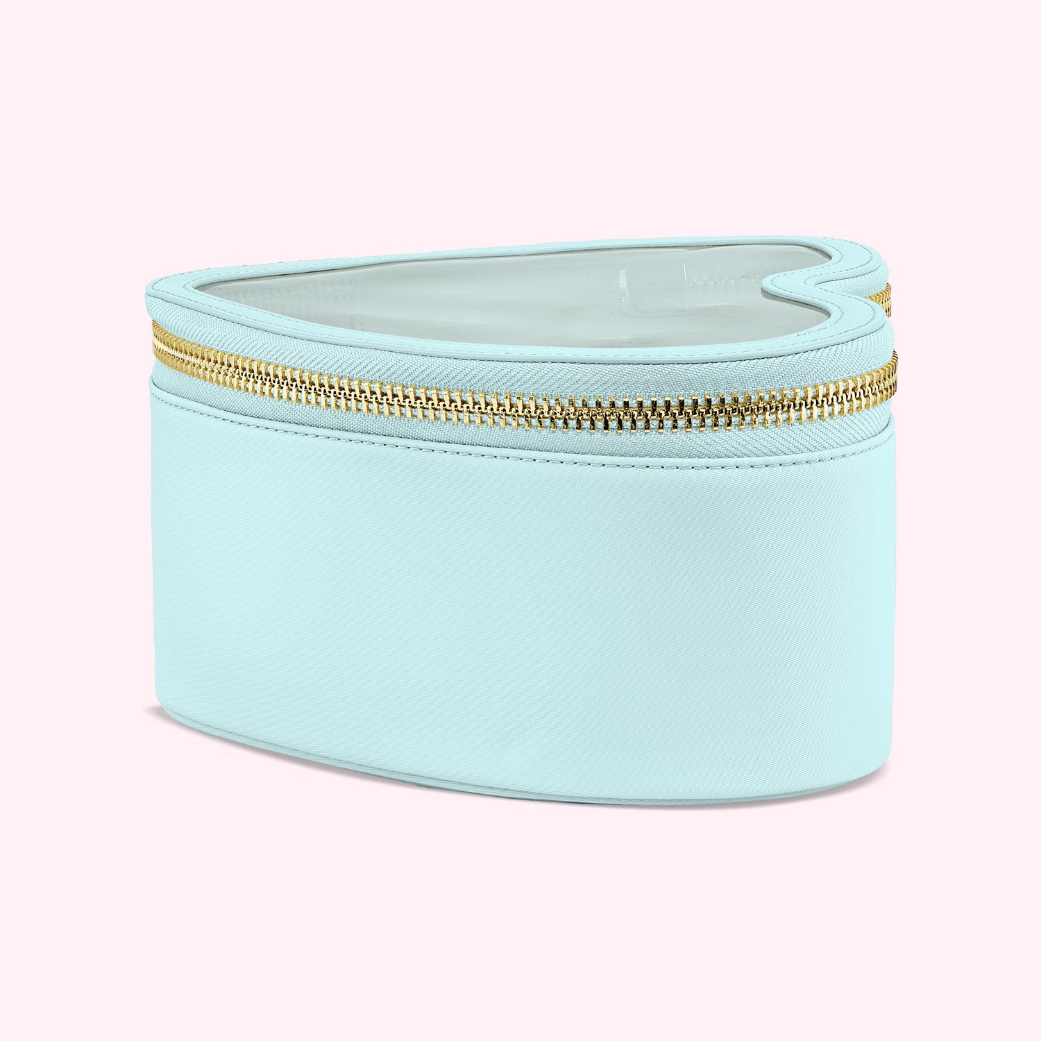 Heart Open Top Pouch | Sky