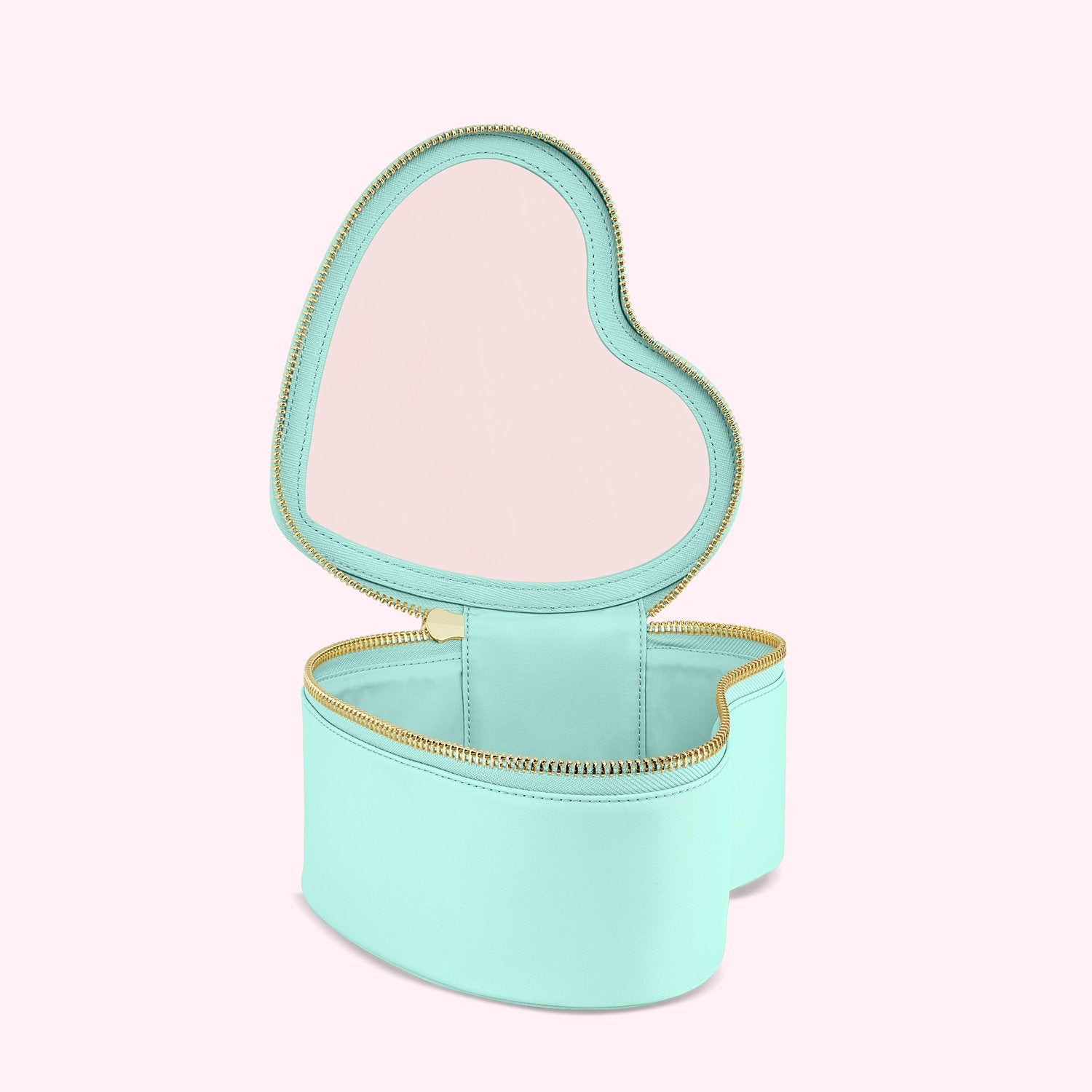 Heart Open Top Pouch | Cotton Candy