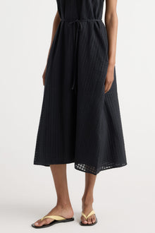 Isilda | Imogen Organic Cotton U-Neck Gingham Dress in Size Extra Small