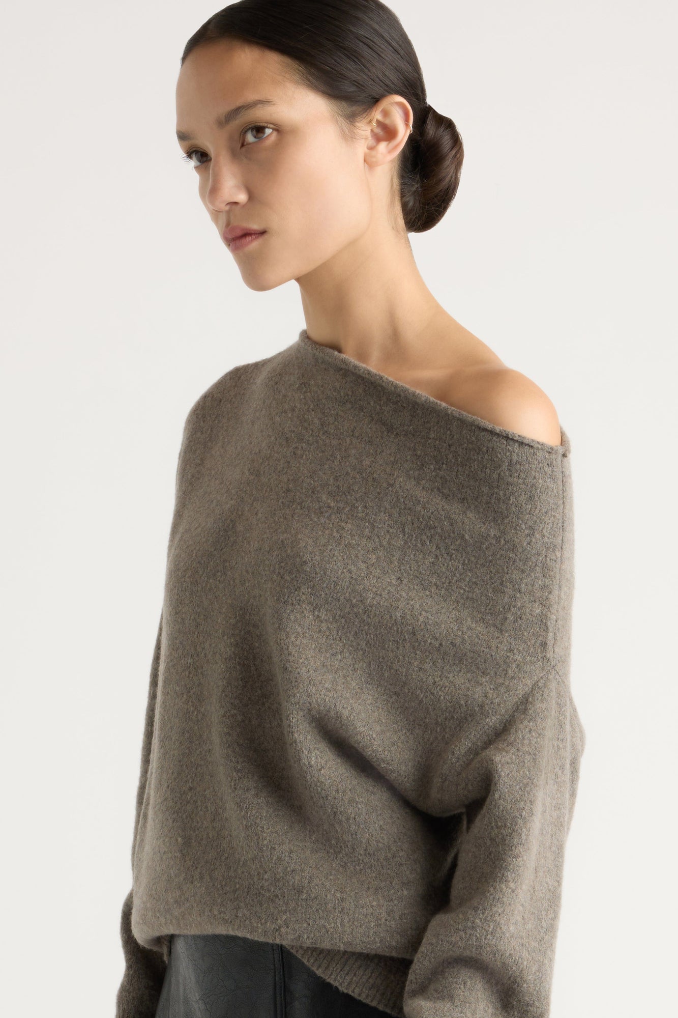 Charlotte | Iris Off-Shoulder Sweater in Size Small