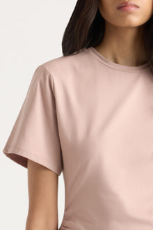Arya | Janette Front-Wrap Jersey Tee in Size Small