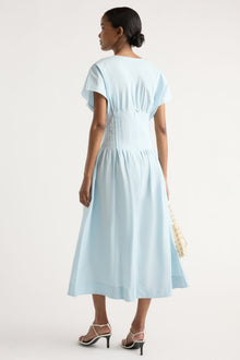 Isilda | Kai Pleated Blouson Dress in Size Extra Small