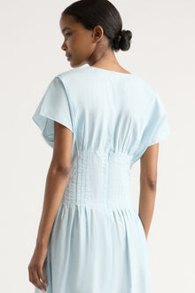Isilda | Kai Pleated Blouson Dress in Size Extra Small