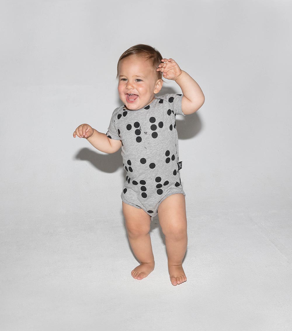 Kid | Braille Onesie | Black