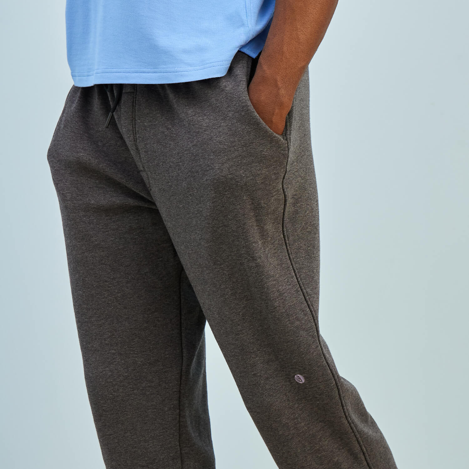 Chilluxe Brushed Fleece Joggers | Charcoal