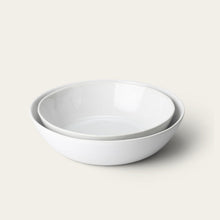Low Serving Bowls | Pearl White