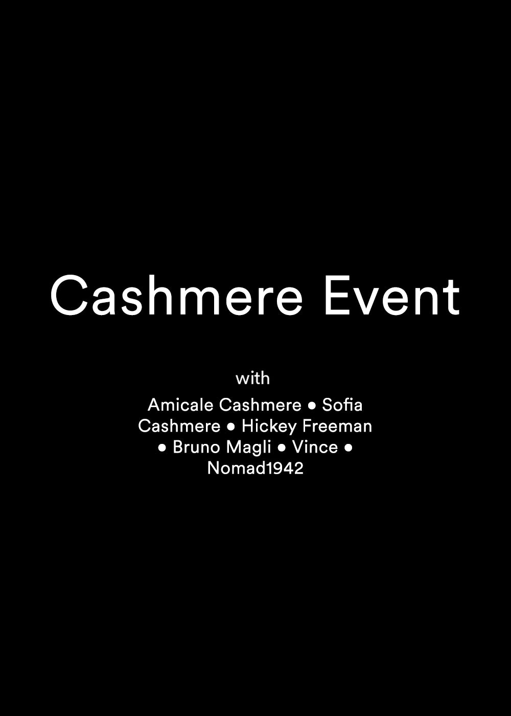 Cashmere Event