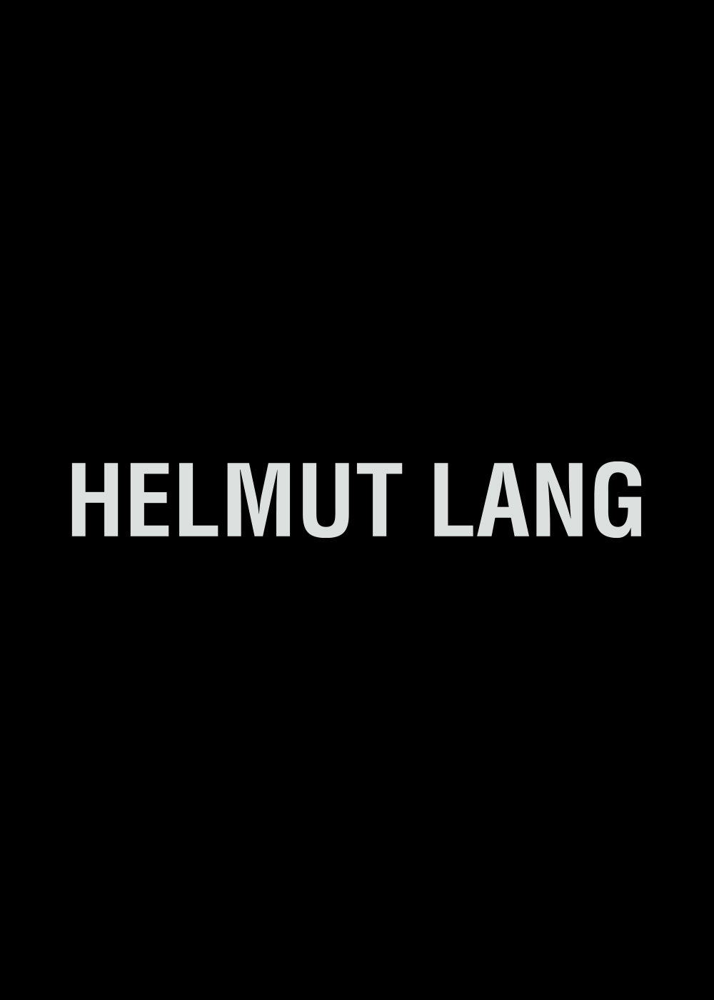 Helmut Lang