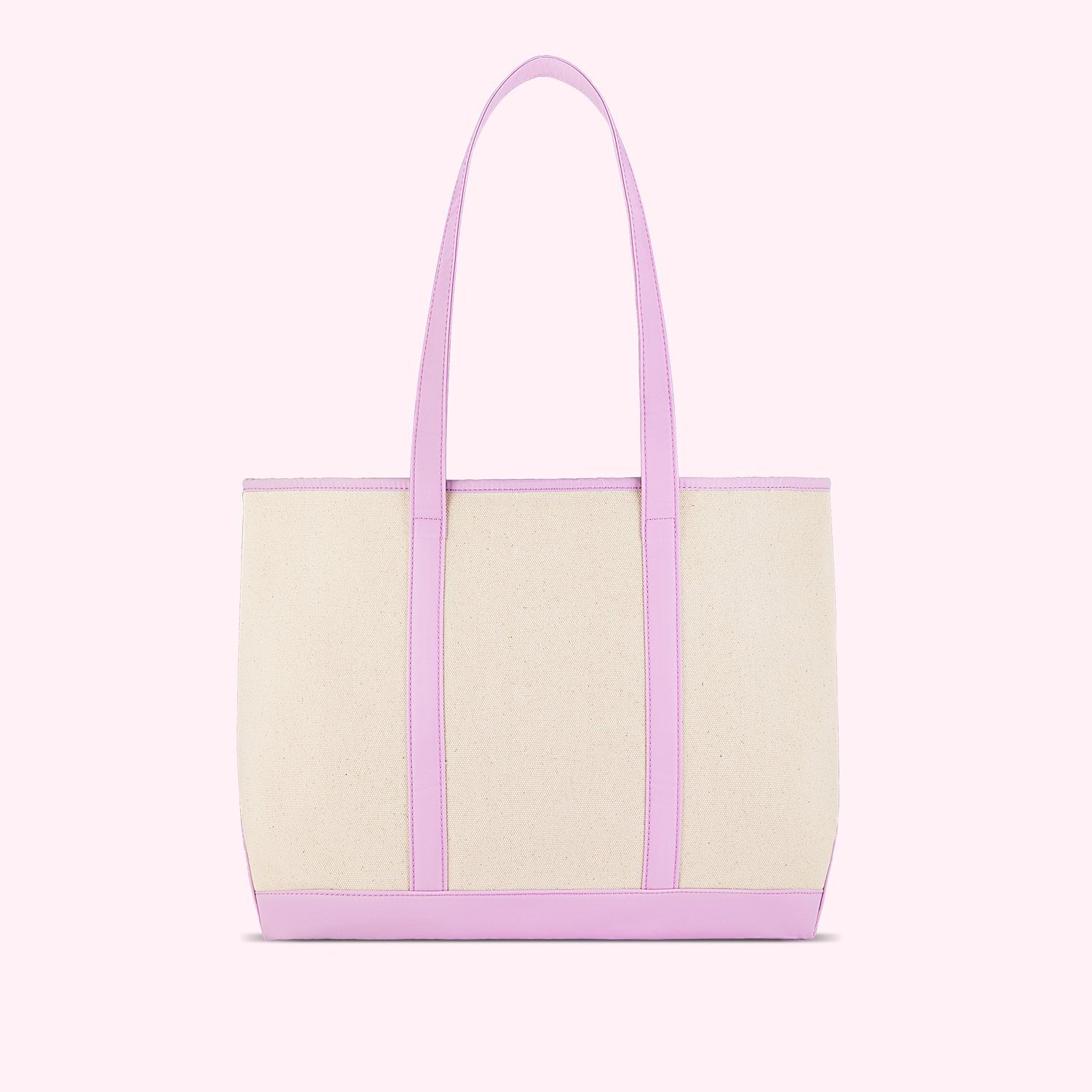 Canvas & Nylon Tote | Grape