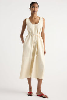 Isilda | Midori Organic Cotton U-Neck Dress in Size Extra Small