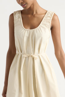 Isilda | Midori Organic Cotton U-Neck Dress in Size Extra Small