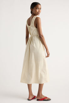 Isilda | Midori Organic Cotton U-Neck Dress in Size Extra Small