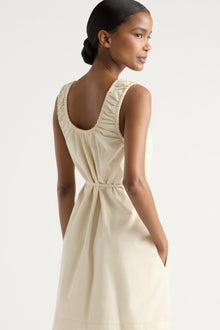 Isilda | Midori Organic Cotton U-Neck Dress in Size Extra Small