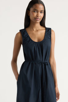 Isilda | Midori Organic Cotton U-Neck Dress in Size Extra Small
