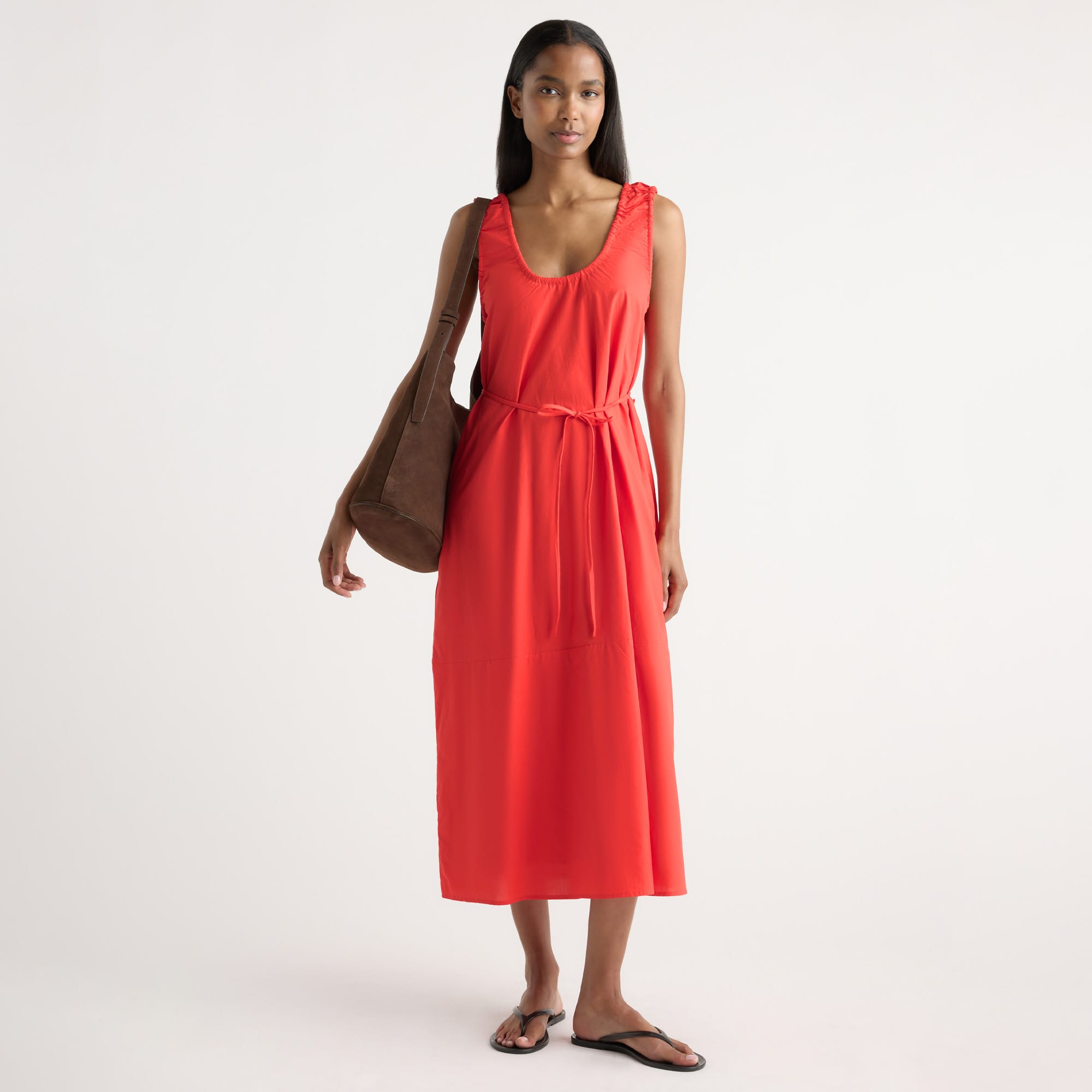 Isilda | Midori Organic Cotton U-Neck Dress in Size Extra Small