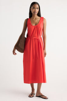 Isilda | Midori Organic Cotton U-Neck Dress in Size Extra Small