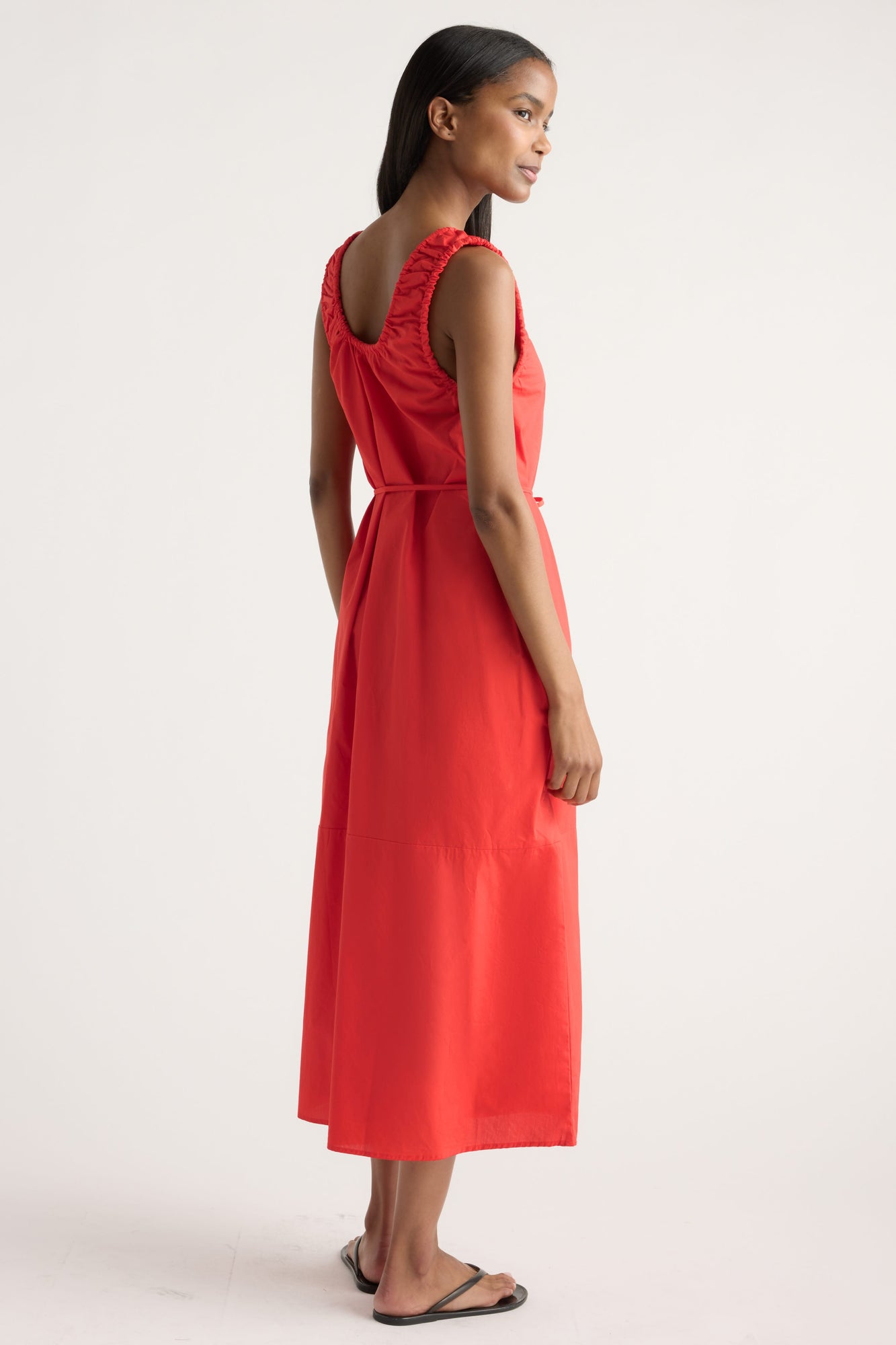 Isilda | Midori Organic Cotton U-Neck Dress in Size Extra Small