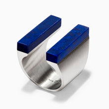 Gamma Ring | Silver | Lapis Lazuli