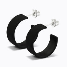 Max Earrings | Brass | Matte Black