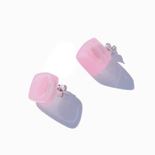 Cuneo Earrings | Silver | Pink