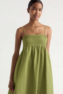 Isilda | Myra Pintuck Cotton-Silk Dress in Size Extra Small