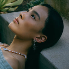 Heart Mini Earrings | Silver | Glass Beads