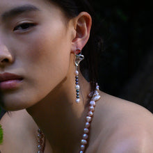 Stellar Mini Earring | Silver | Freshwater Pearls