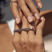 Singular Ring | Sterling Silver | Matte White