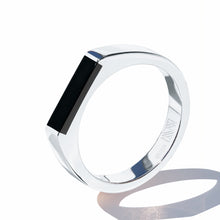 Theorem Ring | Silver | Jet Black
