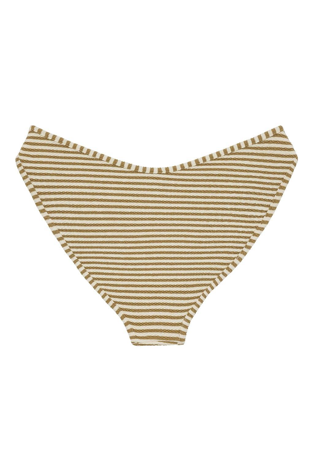 Added Coverage Lulu Bikini Bottom | Neutral Stripe