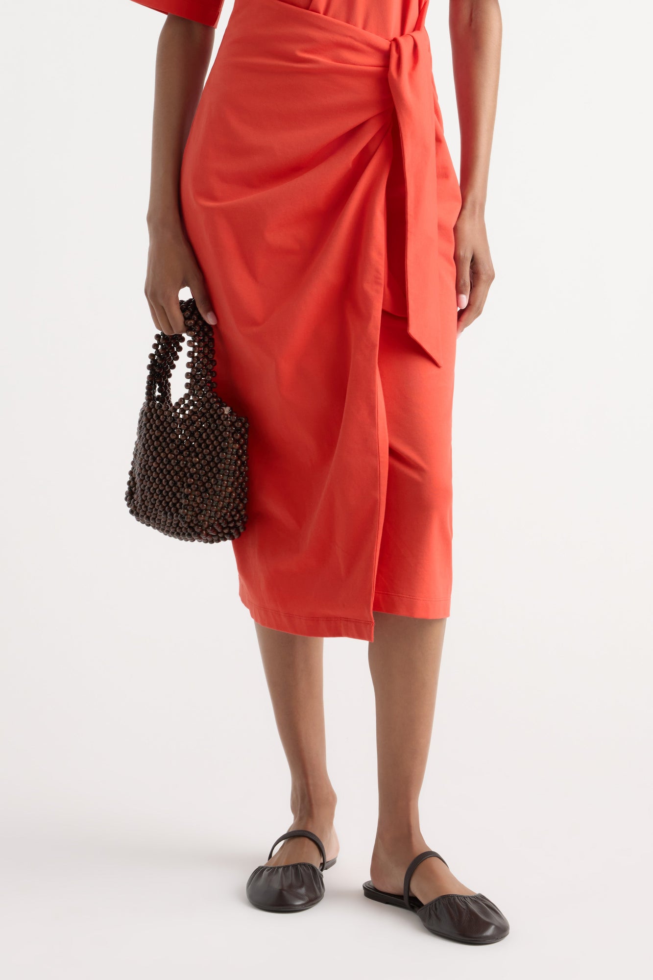 Isilda | Noa Organic Cotton T-Shirt Wrap Dress in Size Extra Small