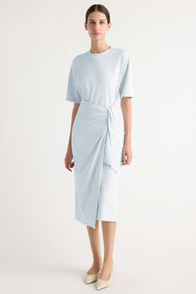 Karolina | Noa Organic Cotton T-Shirt Wrap Dress in Size Extra Small