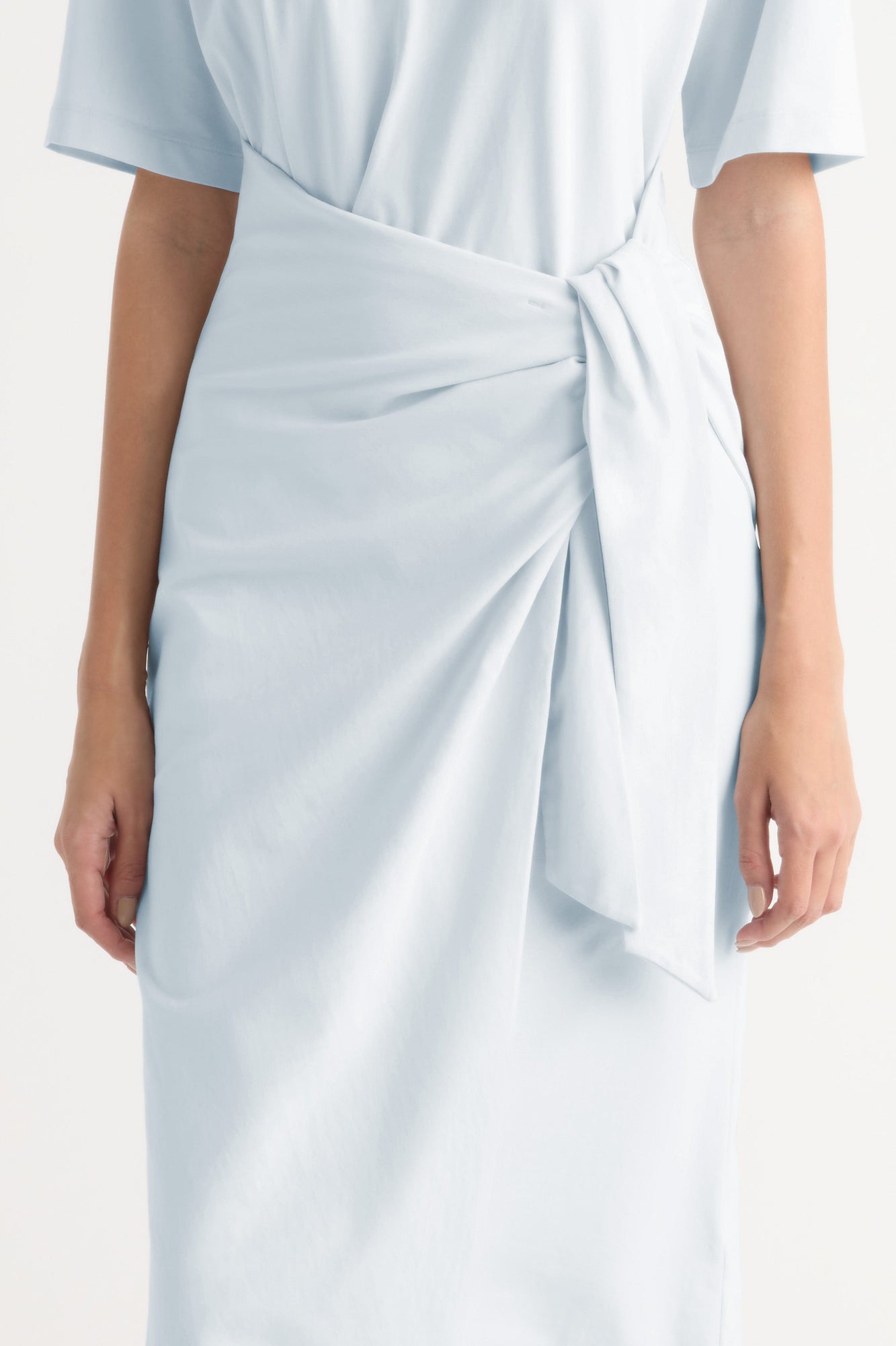 Karolina | Noa Organic Cotton T-Shirt Wrap Dress in Size Extra Small