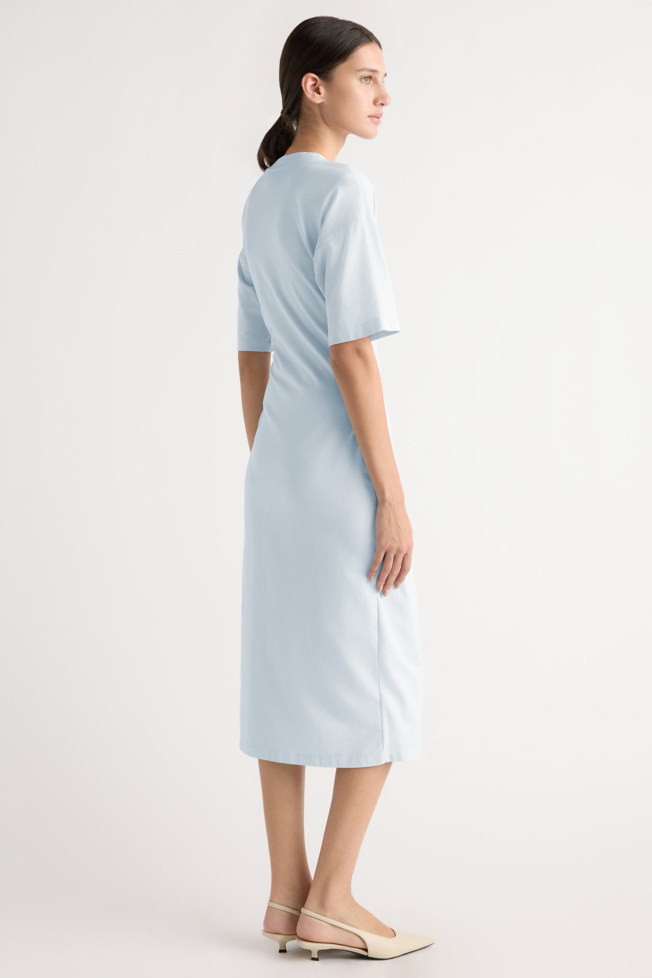 Karolina | Noa Organic Cotton T-Shirt Wrap Dress in Size Extra Small