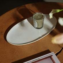 Oval Serving Platter | Pearl White
