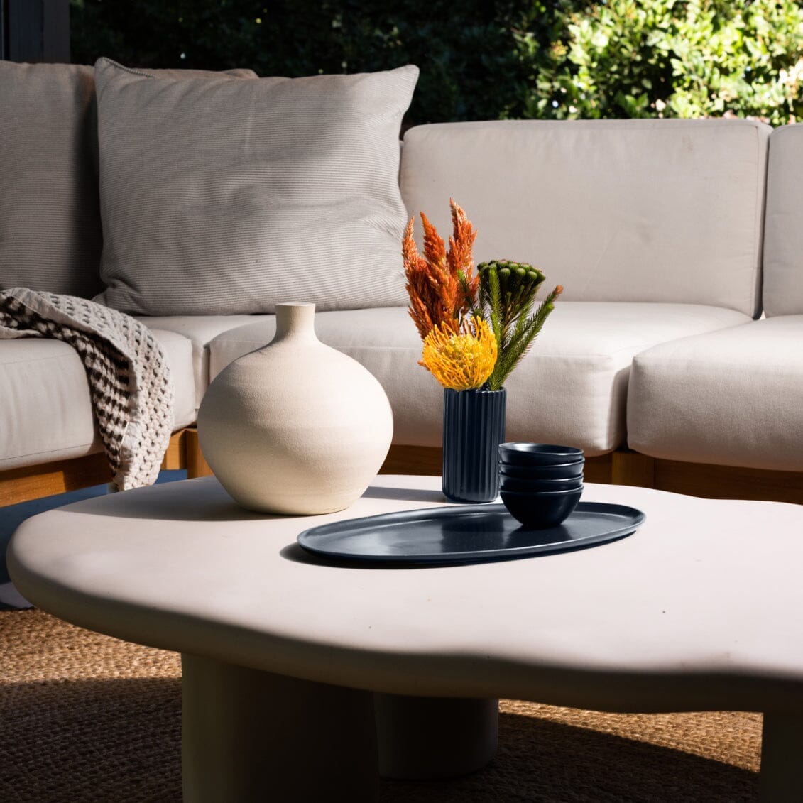 Oval Serving Platter | Midnight Blue