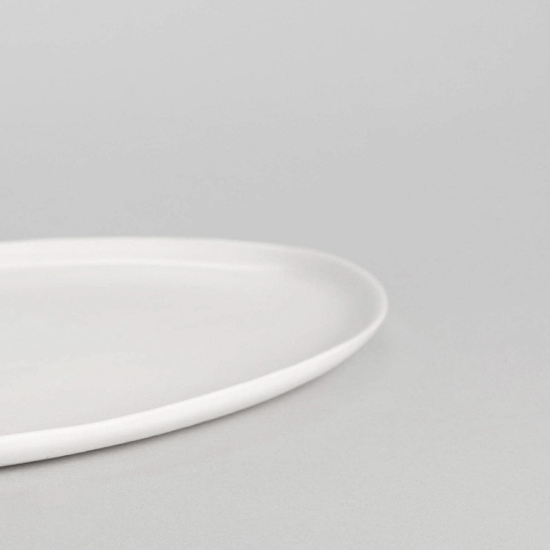 Oval Serving Platter | Pearl White