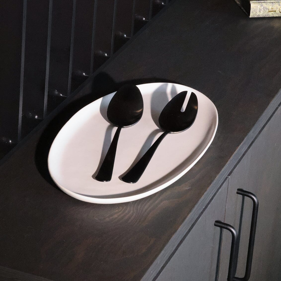 Oval Serving Platter | Pearl White