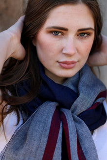 Maui Wrap | Striped Navy