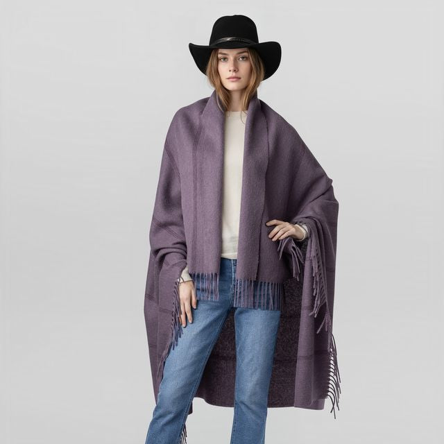 Unisex | Notting Hill Wrap | Mauve / Purple