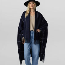 Unisex | Notting Hill Wrap | Navy / Ivory