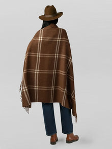 Unisex | Geneva Wrap | Cognac / Ivory