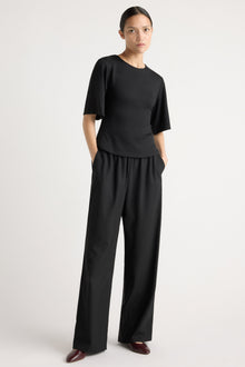 Charlotte | Parmer Lightweight Wool-Blend Pant in Size Small