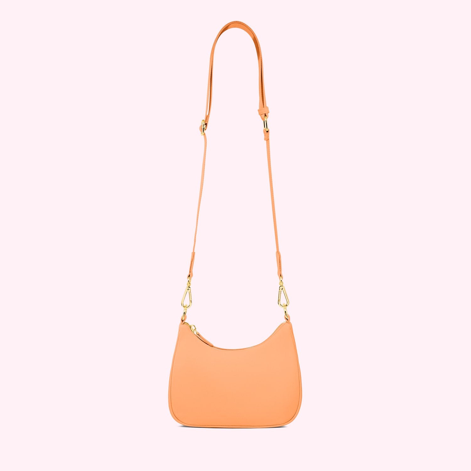 Curved Crossbody Bag | Peach
