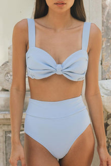 Added Coverage High Rise Bikini Bottom | Peri Rib