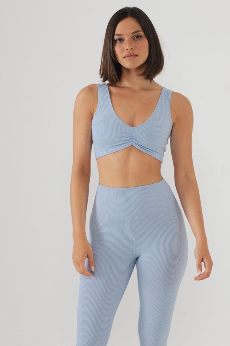 Kim Variation Bikini Top | Peri Rib