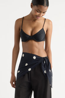 Isilda | Piper Lightweight Polka Dot Triangle Scarf in Size OS