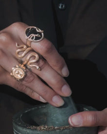 Snake Statement Ring | Sterling Silver