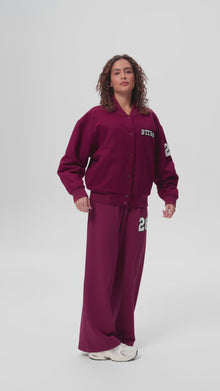 Better League Varsity Jacket | Burgundy