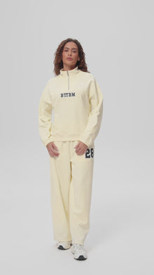 Better League Zip Sweatshirt | Creamy White